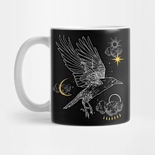 Crow In The Clouds Mug